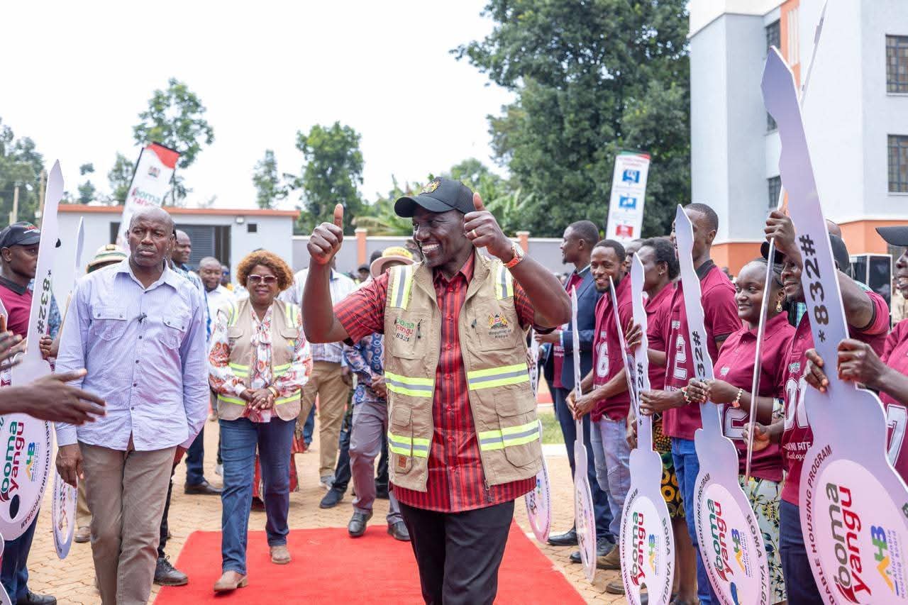 Ruto hands over 180 Affordable Housing Units in Kakamega