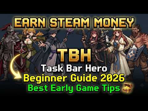TBH Task Bar Hero Beginner Guide 2026 – Best Early Game Tips – Earn Steam Money