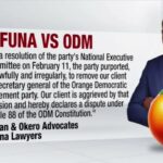 ODM wrangles deepen as Sifuna faces ouster bid triggering major party tensions