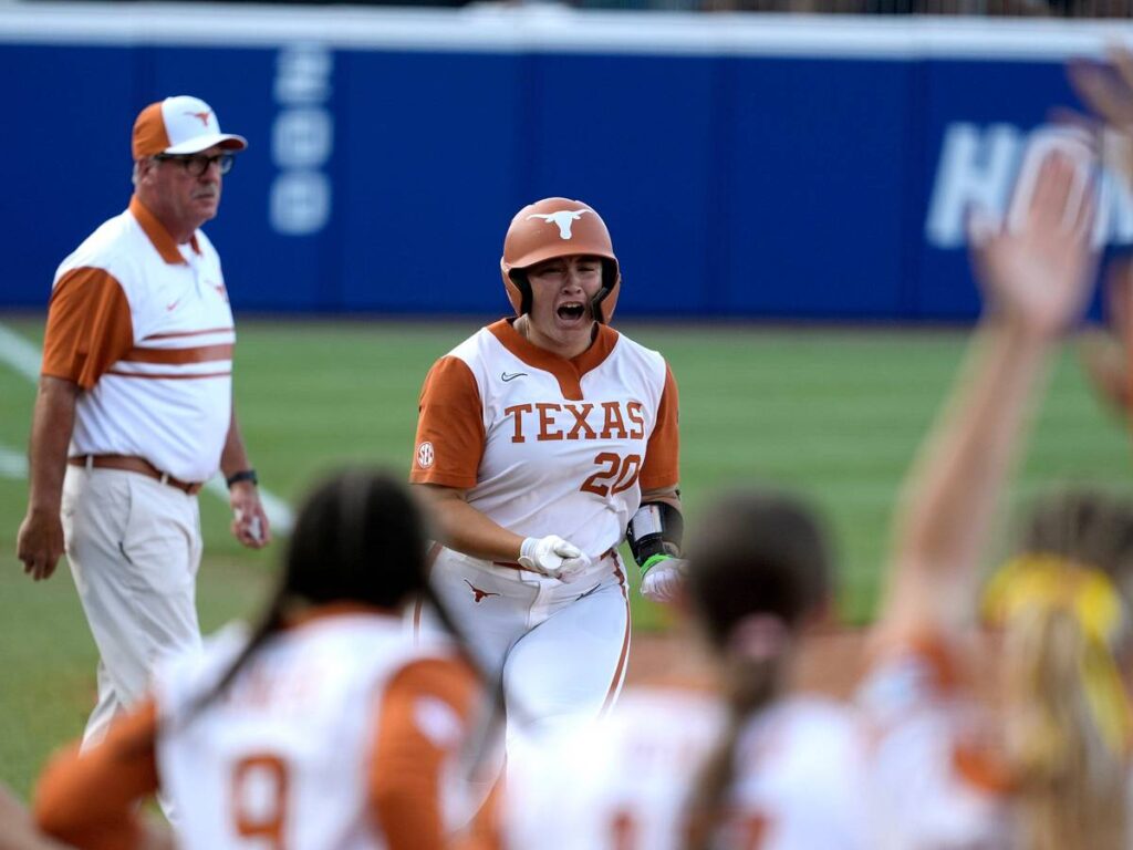 Katie Stewart's Historic Swing Propels Texas to Game 1 WCWS Championship Series Win Over Texas Tech