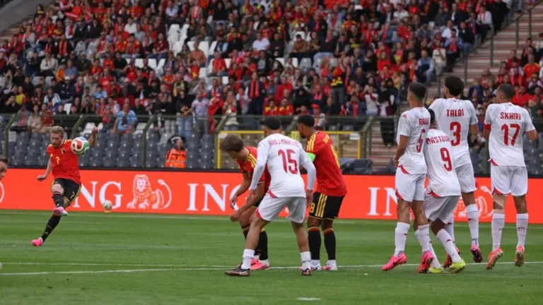 Tunisia Suffers Crushing Defeat to Belgium in World Cup Warm-Up Match